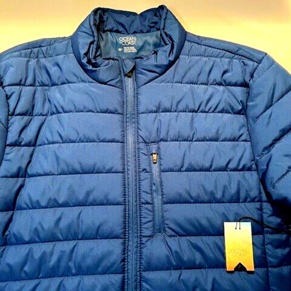 Ocean an Coast Size "M" Men's Puffer Jacket - Orca Blue (15402) - Picture 2 of 6